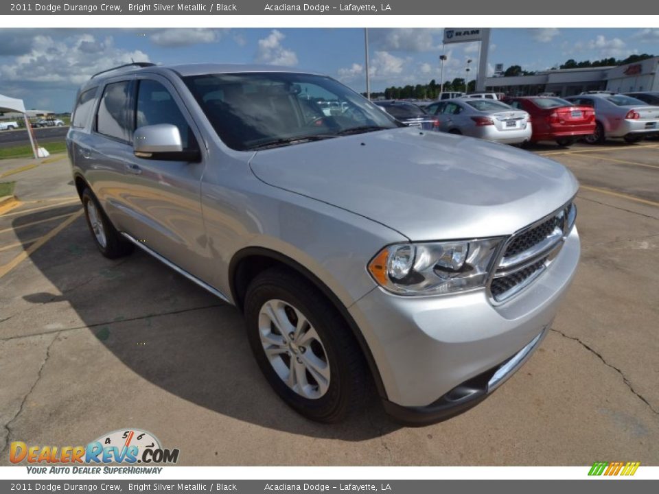 2011 Dodge Durango Crew Bright Silver Metallic / Black Photo #7