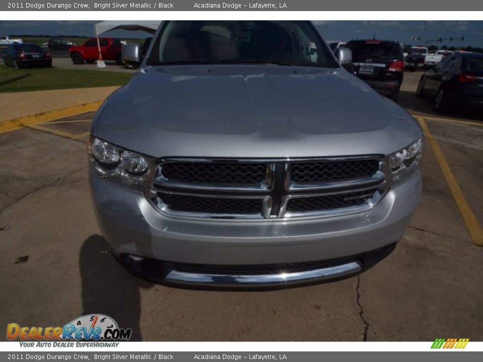 2011 Dodge Durango Crew Bright Silver Metallic / Black Photo #8