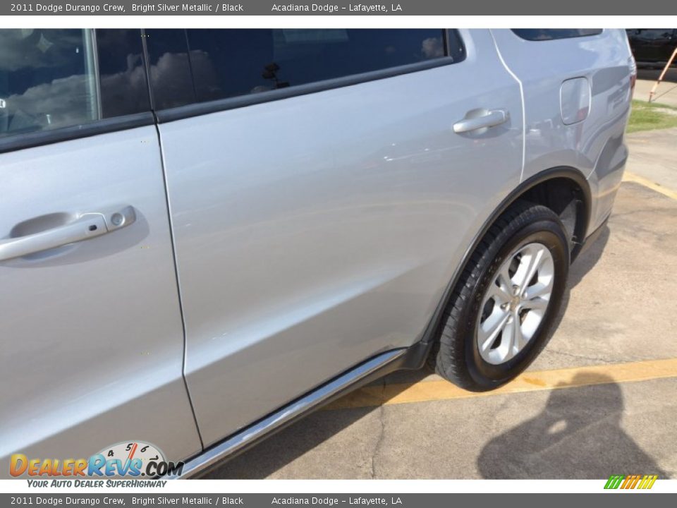 2011 Dodge Durango Crew Bright Silver Metallic / Black Photo #11