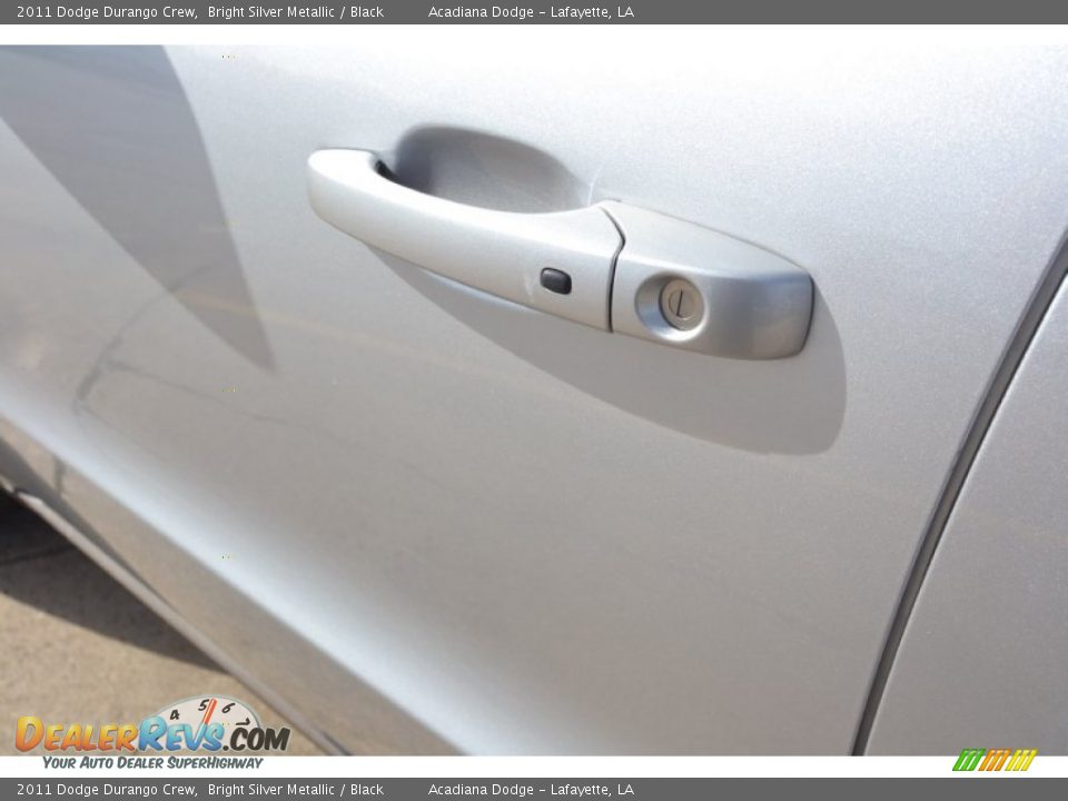2011 Dodge Durango Crew Bright Silver Metallic / Black Photo #12