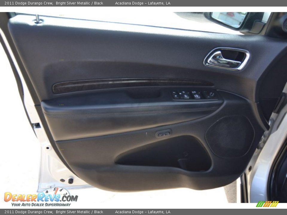 2011 Dodge Durango Crew Bright Silver Metallic / Black Photo #13