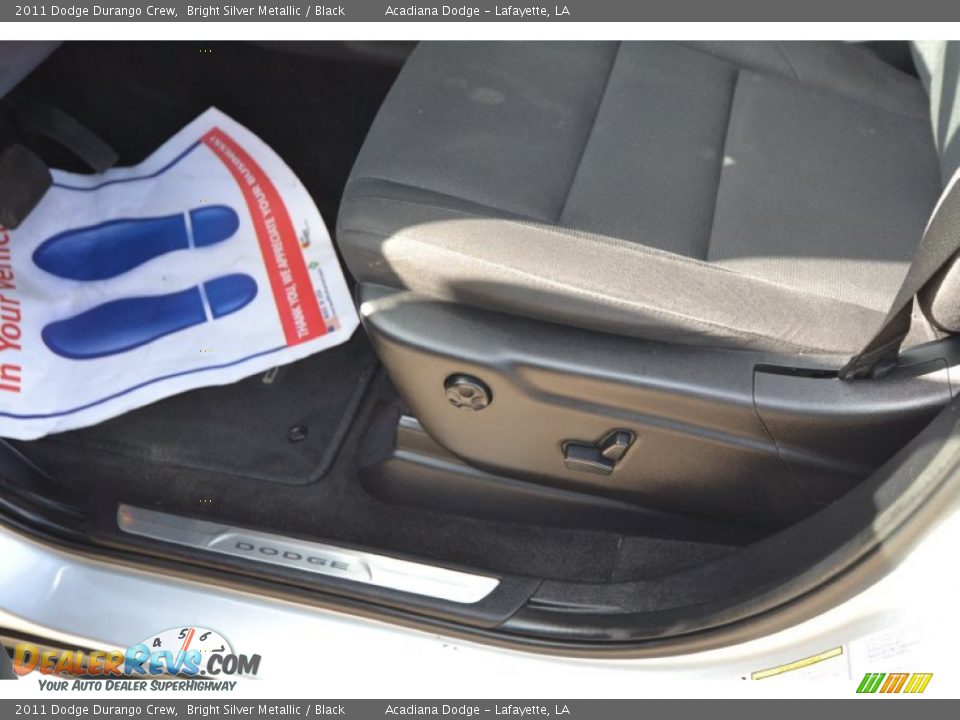 2011 Dodge Durango Crew Bright Silver Metallic / Black Photo #14