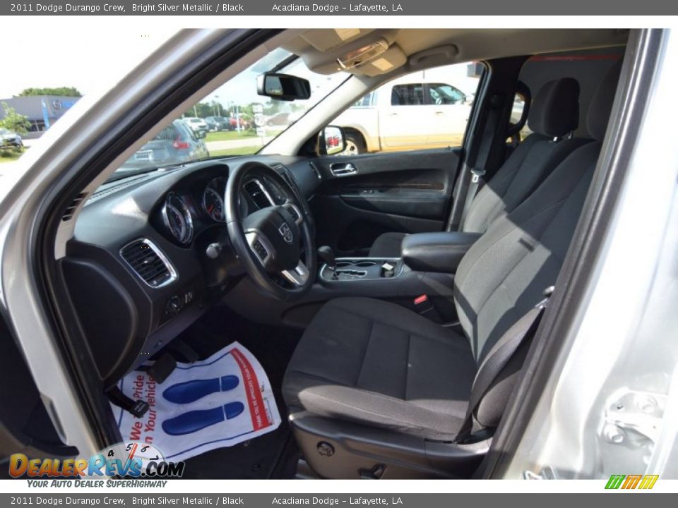 2011 Dodge Durango Crew Bright Silver Metallic / Black Photo #15