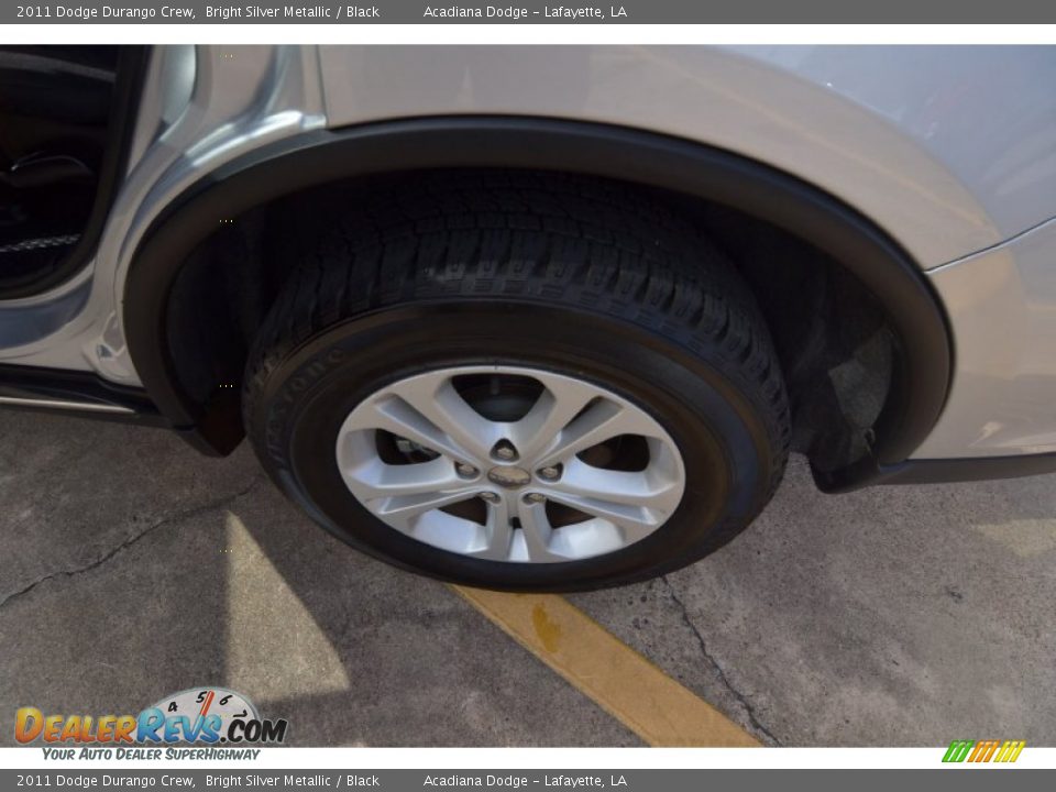 2011 Dodge Durango Crew Bright Silver Metallic / Black Photo #16