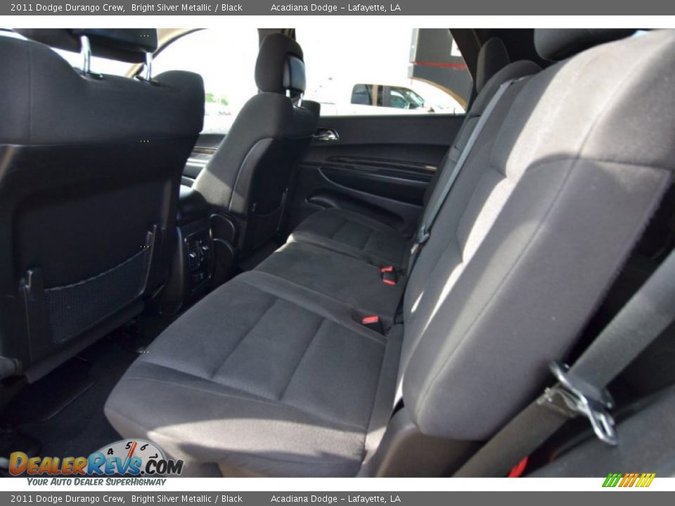 2011 Dodge Durango Crew Bright Silver Metallic / Black Photo #17
