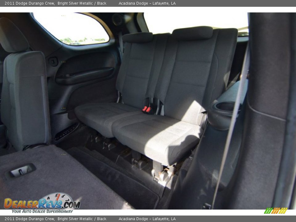 2011 Dodge Durango Crew Bright Silver Metallic / Black Photo #18