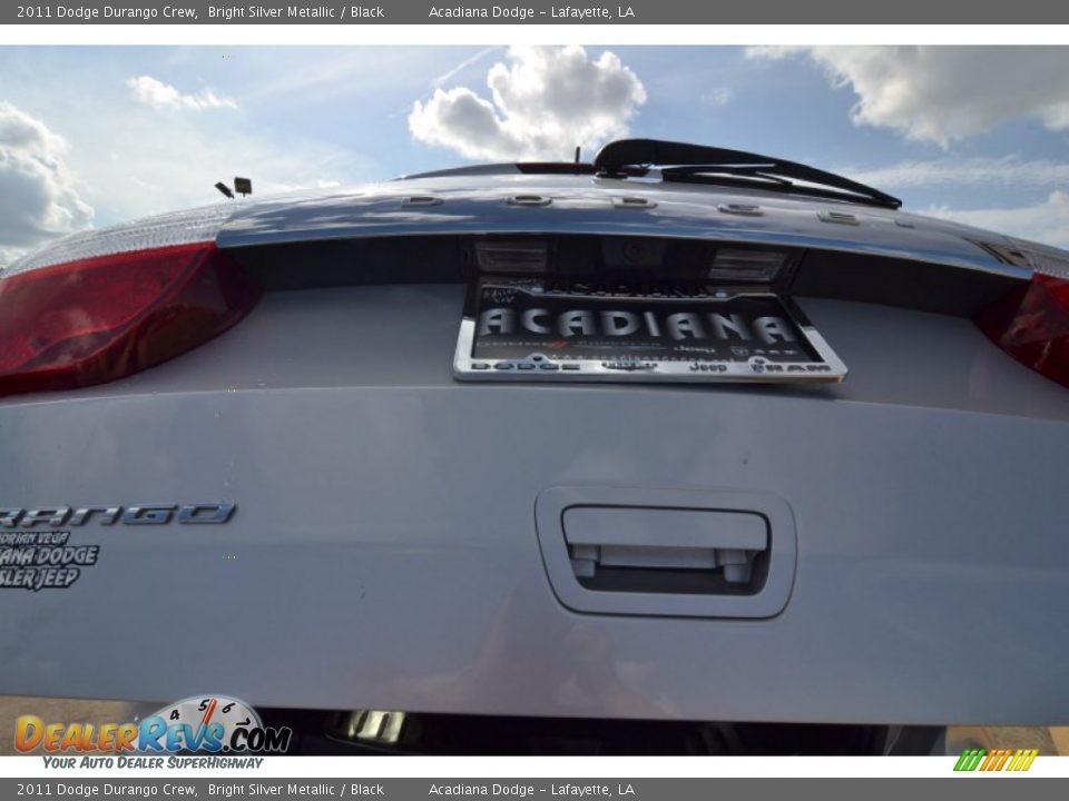 2011 Dodge Durango Crew Bright Silver Metallic / Black Photo #19