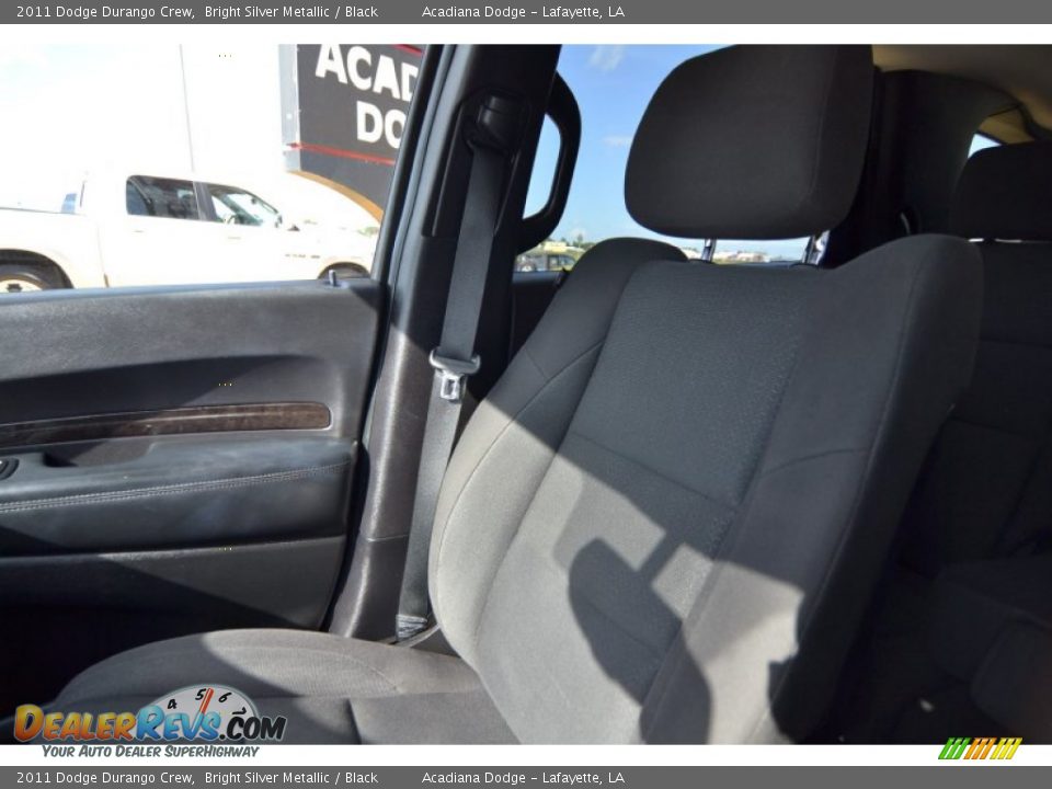 2011 Dodge Durango Crew Bright Silver Metallic / Black Photo #29