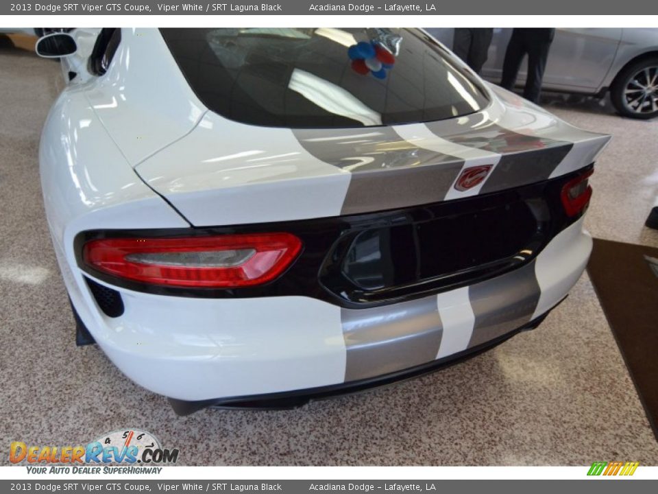 2013 Dodge SRT Viper GTS Coupe Viper White / SRT Laguna Black Photo #15
