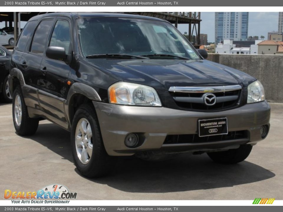 2003 Mazda Tribute ES-V6 Mystic Black / Dark Flint Gray Photo #1