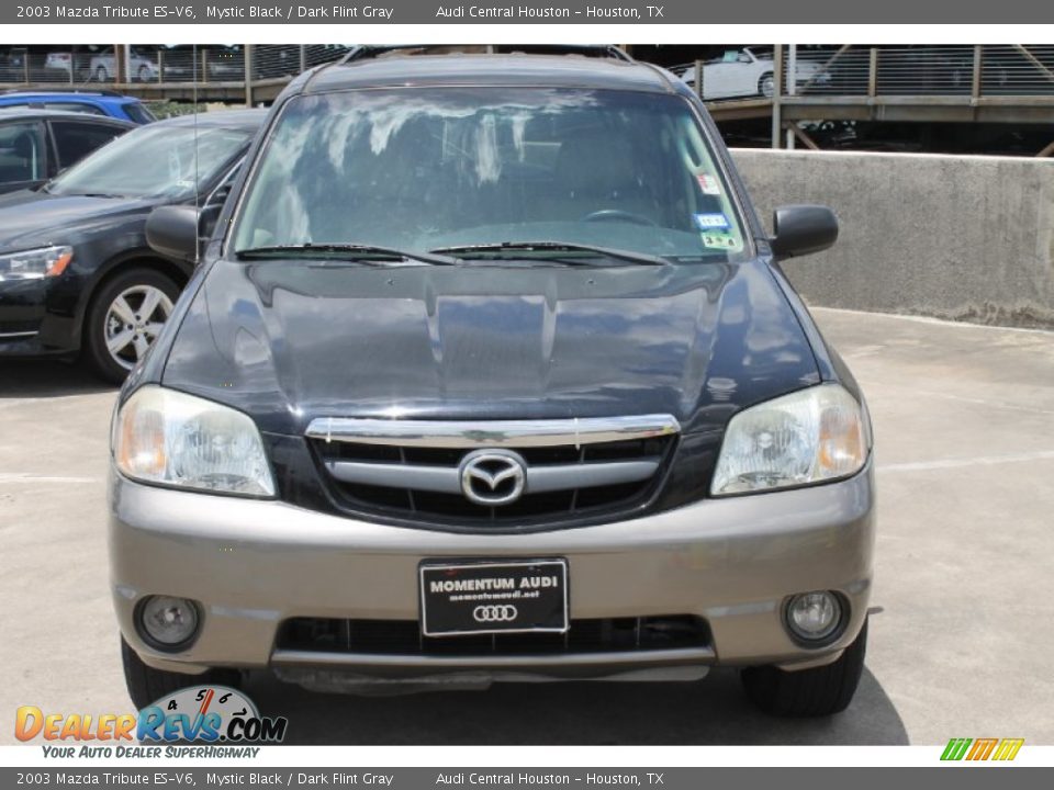 2003 Mazda Tribute ES-V6 Mystic Black / Dark Flint Gray Photo #2