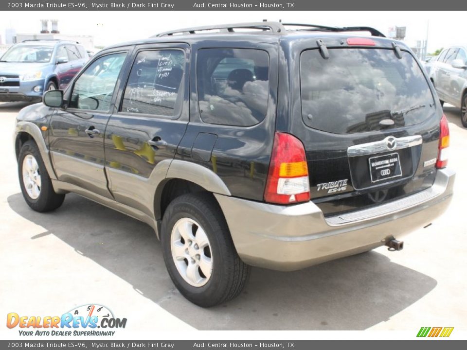 2003 Mazda Tribute ES-V6 Mystic Black / Dark Flint Gray Photo #5