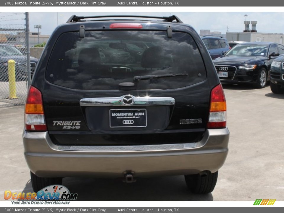 2003 Mazda Tribute ES-V6 Mystic Black / Dark Flint Gray Photo #6