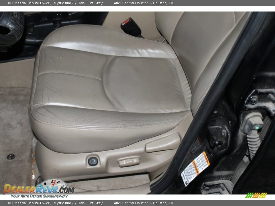 2003 Mazda Tribute ES-V6 Mystic Black / Dark Flint Gray Photo #11