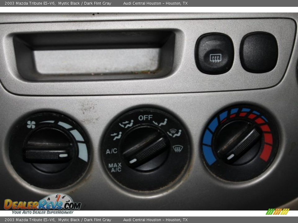 2003 Mazda Tribute ES-V6 Mystic Black / Dark Flint Gray Photo #16