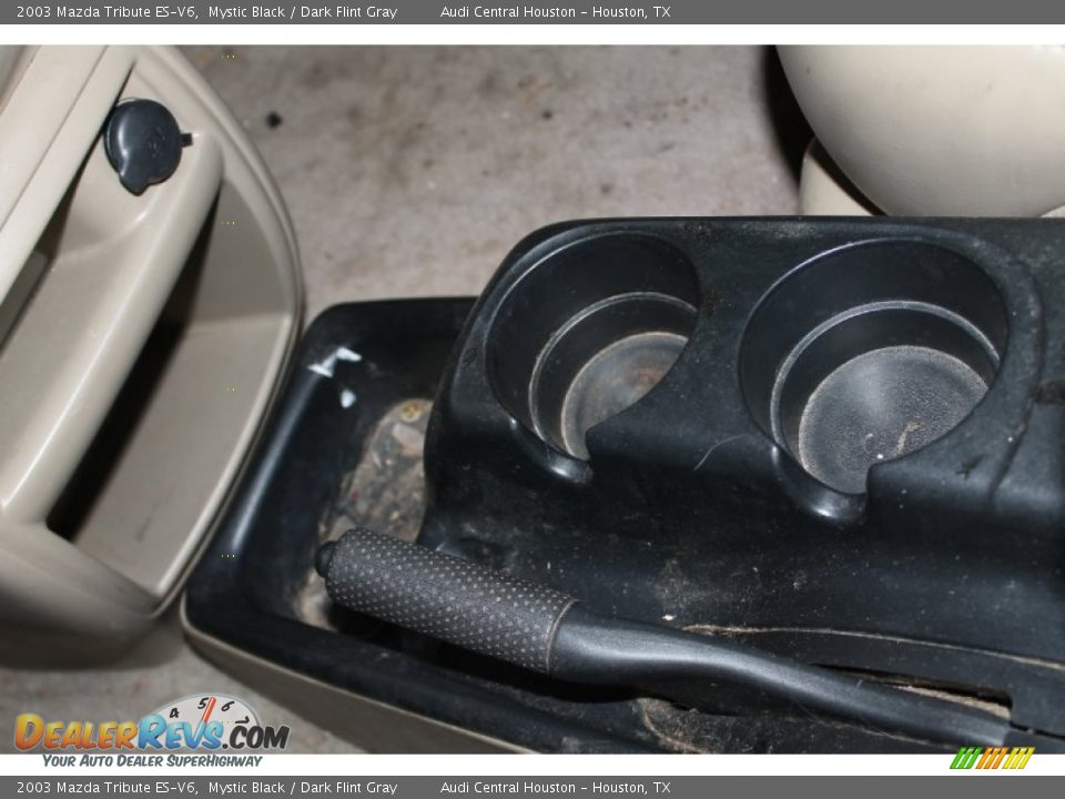 2003 Mazda Tribute ES-V6 Mystic Black / Dark Flint Gray Photo #17