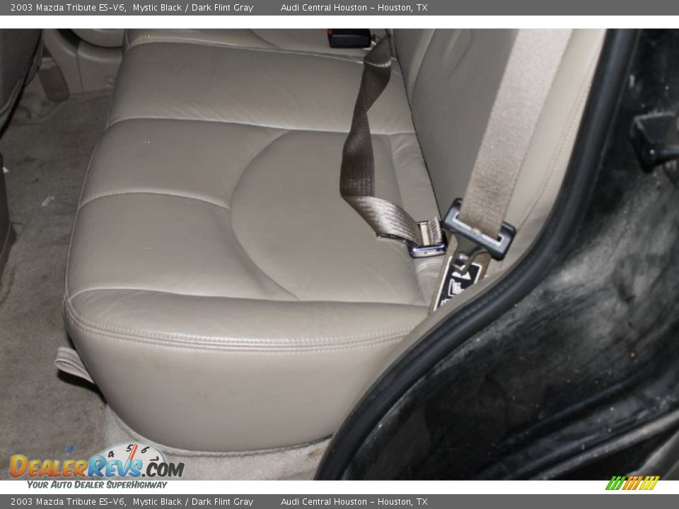 2003 Mazda Tribute ES-V6 Mystic Black / Dark Flint Gray Photo #20
