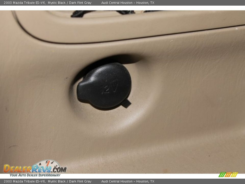 2003 Mazda Tribute ES-V6 Mystic Black / Dark Flint Gray Photo #22