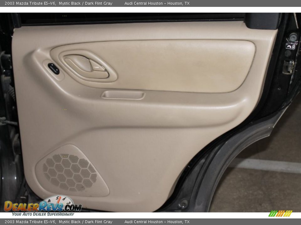 2003 Mazda Tribute ES-V6 Mystic Black / Dark Flint Gray Photo #23