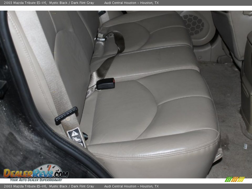 2003 Mazda Tribute ES-V6 Mystic Black / Dark Flint Gray Photo #24