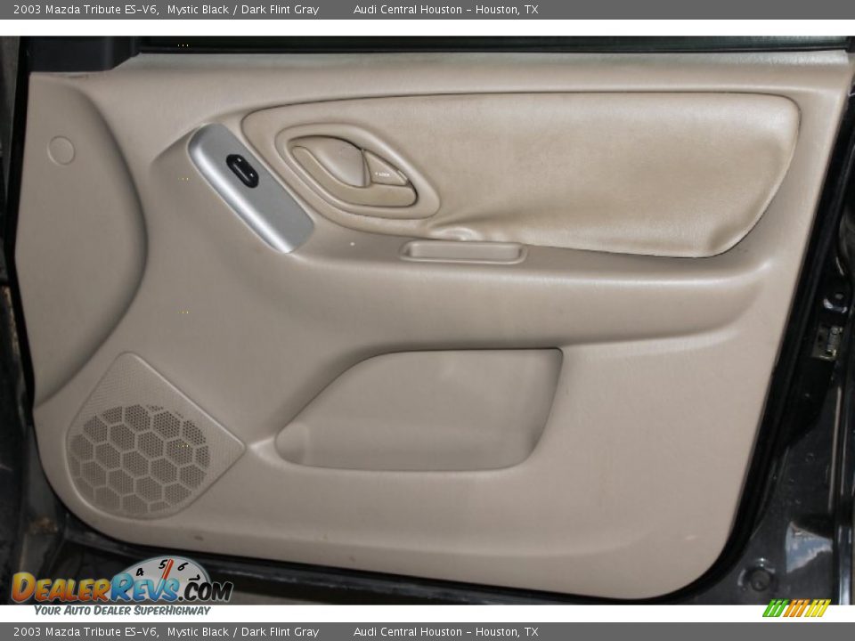 2003 Mazda Tribute ES-V6 Mystic Black / Dark Flint Gray Photo #26