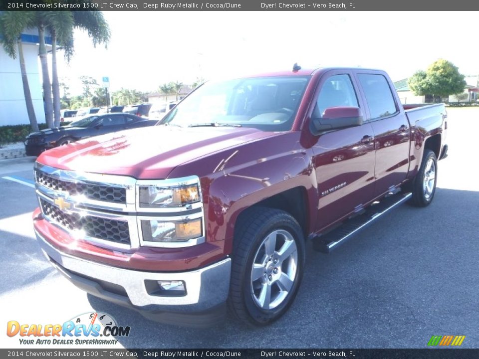 2014 Chevrolet Silverado 1500 LT Crew Cab Deep Ruby Metallic / Cocoa/Dune Photo #1