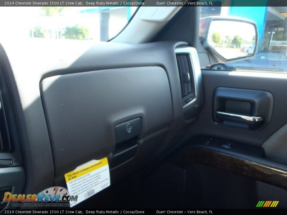 2014 Chevrolet Silverado 1500 LT Crew Cab Deep Ruby Metallic / Cocoa/Dune Photo #24