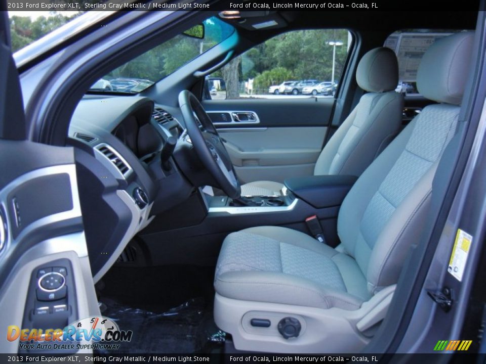 2013 Ford Explorer XLT Sterling Gray Metallic / Medium Light Stone Photo #6