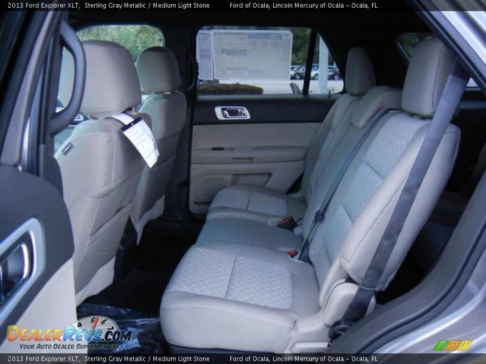 2013 Ford Explorer XLT Sterling Gray Metallic / Medium Light Stone Photo #7