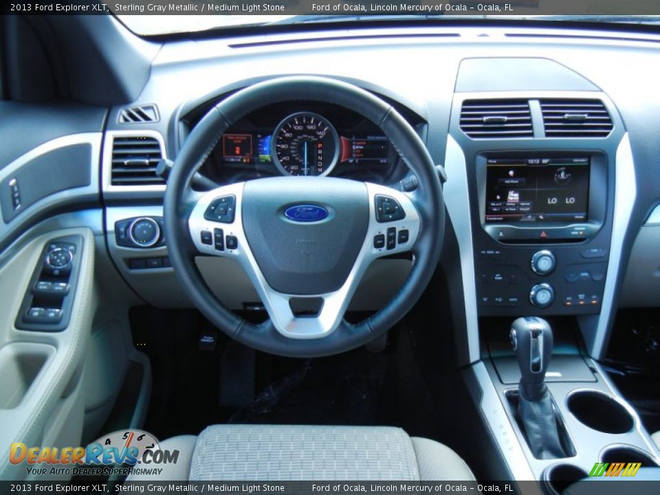 2013 Ford Explorer XLT Sterling Gray Metallic / Medium Light Stone Photo #9