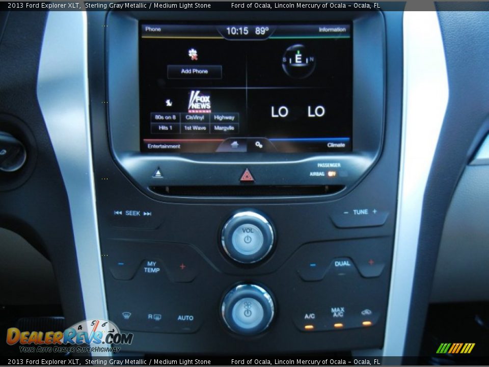 2013 Ford Explorer XLT Sterling Gray Metallic / Medium Light Stone Photo #11