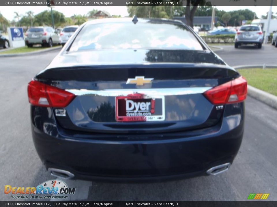 2014 Chevrolet Impala LTZ Blue Ray Metallic / Jet Black/Mojave Photo #5