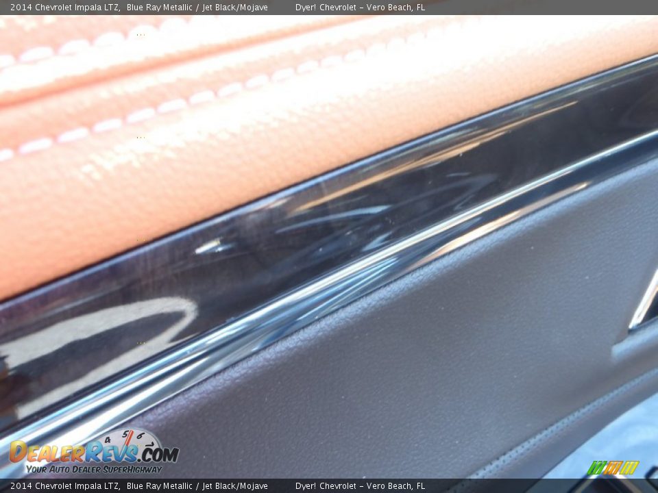 2014 Chevrolet Impala LTZ Blue Ray Metallic / Jet Black/Mojave Photo #13
