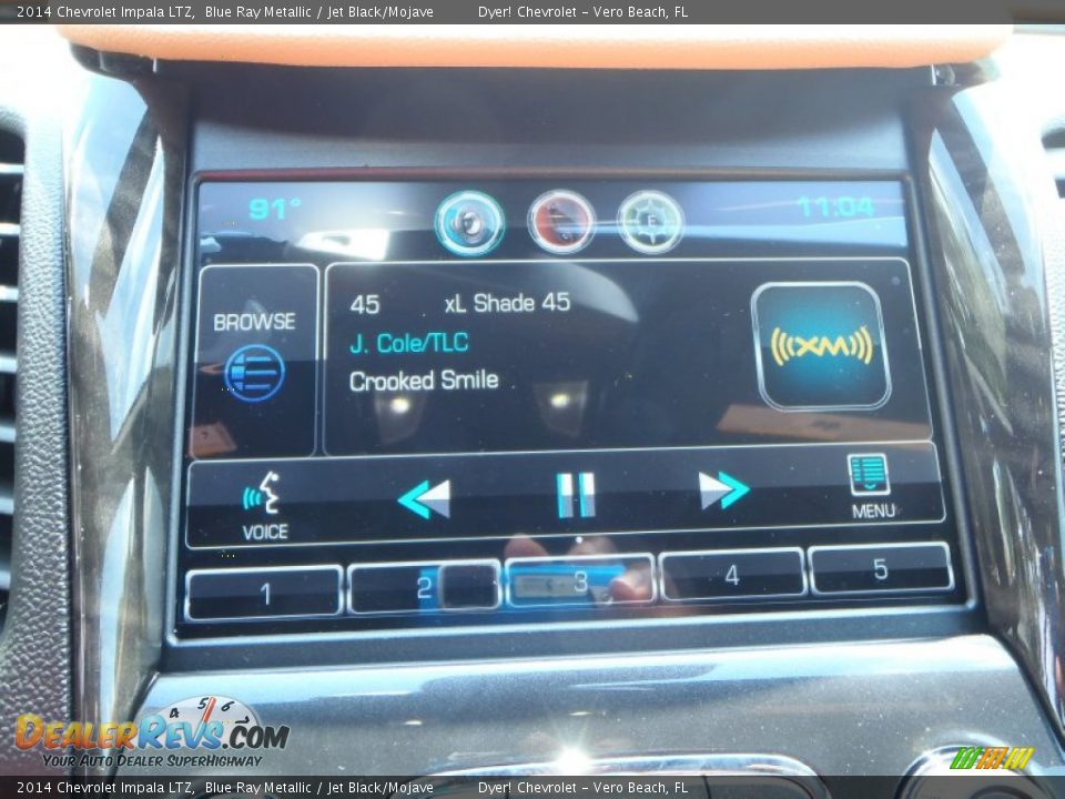 2014 Chevrolet Impala LTZ Blue Ray Metallic / Jet Black/Mojave Photo #22