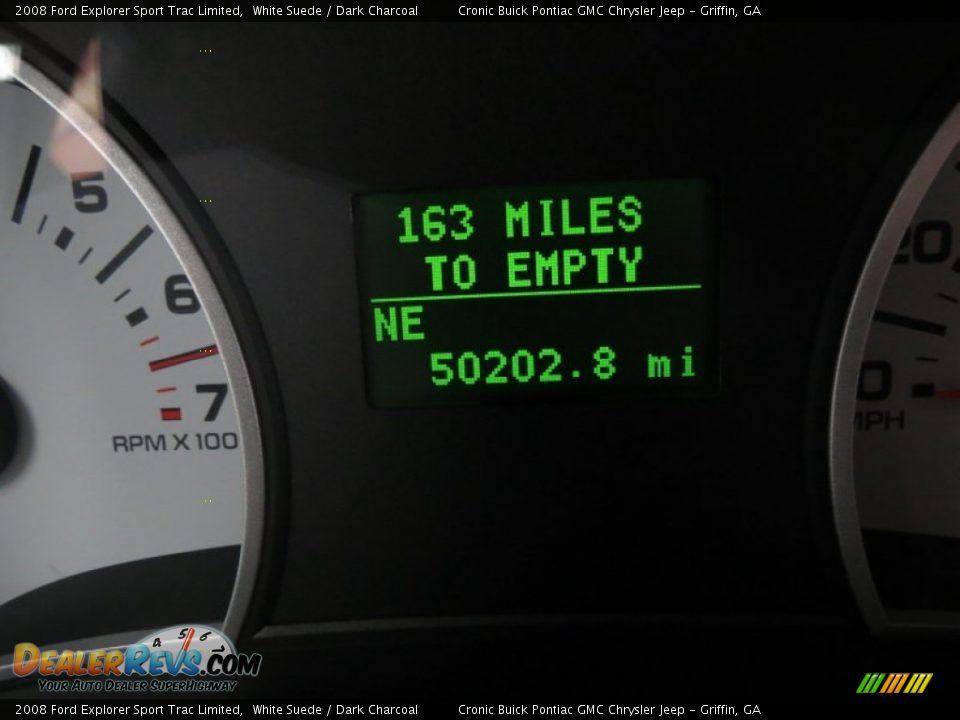 2008 Ford Explorer Sport Trac Limited White Suede / Dark Charcoal Photo #21