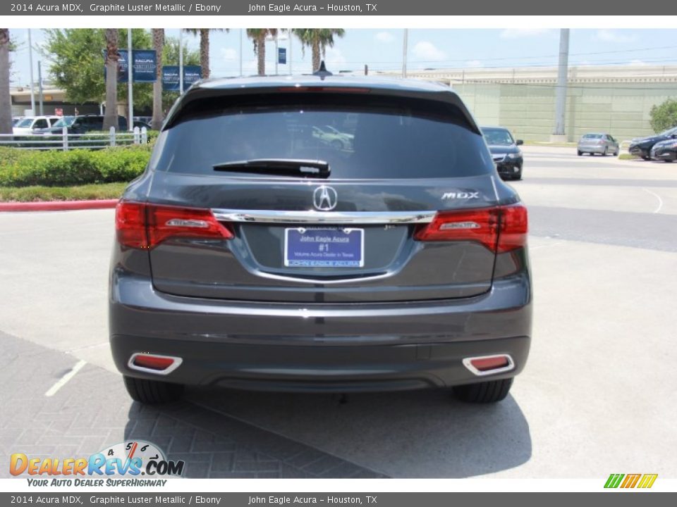 2014 Acura MDX Graphite Luster Metallic / Ebony Photo #4