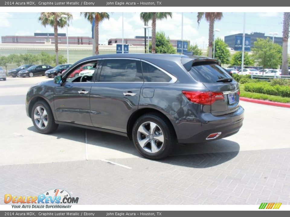 2014 Acura MDX Graphite Luster Metallic / Ebony Photo #7