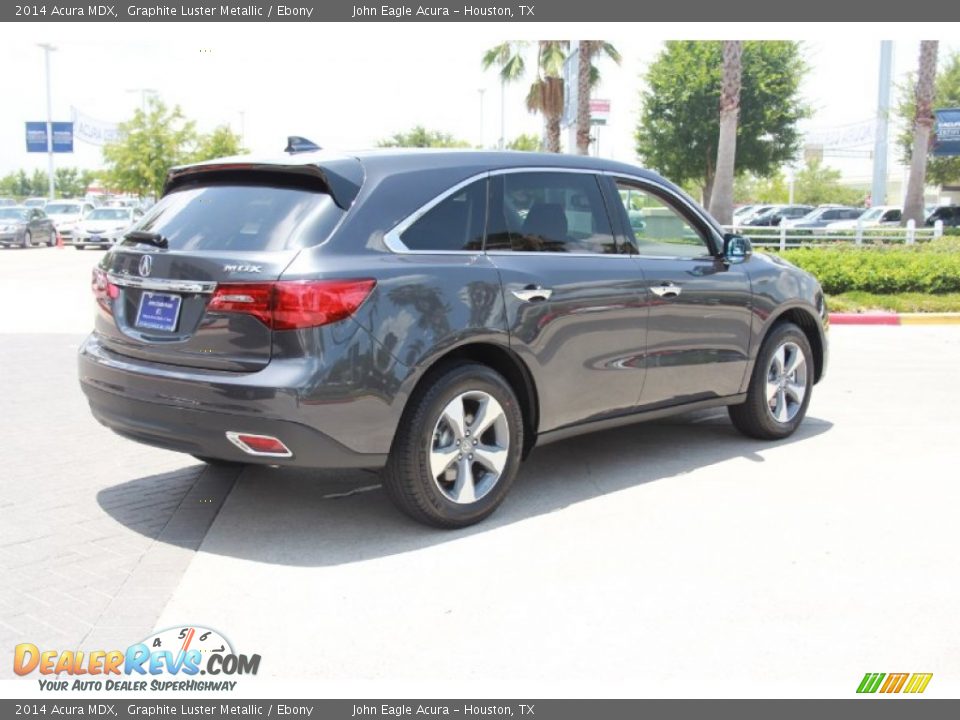2014 Acura MDX Graphite Luster Metallic / Ebony Photo #8
