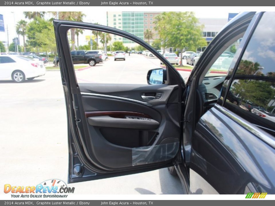 2014 Acura MDX Graphite Luster Metallic / Ebony Photo #9