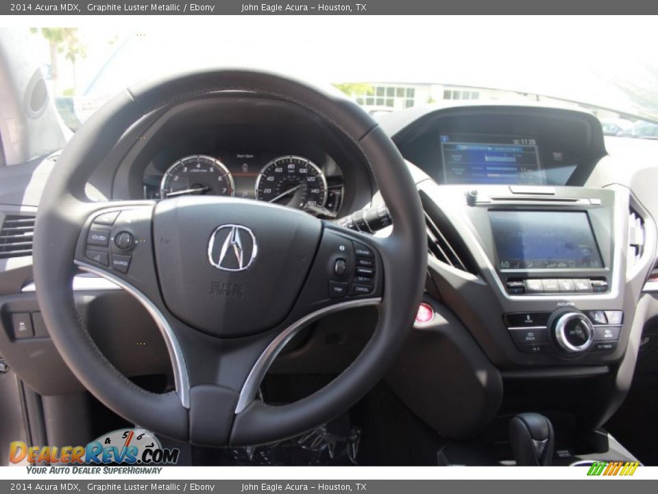 2014 Acura MDX Graphite Luster Metallic / Ebony Photo #21