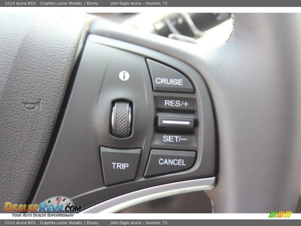 2014 Acura MDX Graphite Luster Metallic / Ebony Photo #26