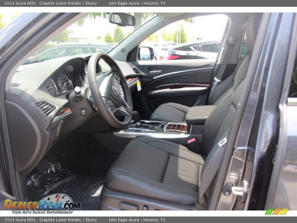 2014 Acura MDX Graphite Luster Metallic / Ebony Photo #10