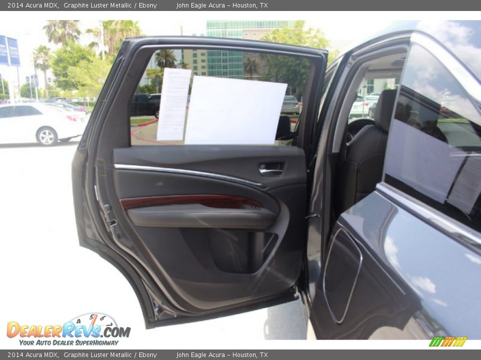 2014 Acura MDX Graphite Luster Metallic / Ebony Photo #11