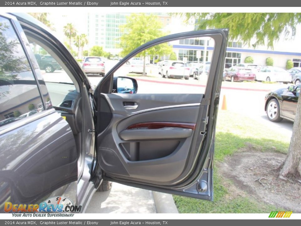 2014 Acura MDX Graphite Luster Metallic / Ebony Photo #15