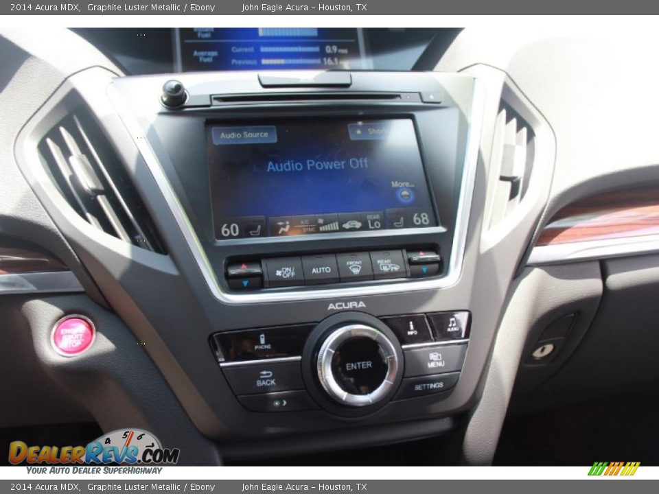 2014 Acura MDX Graphite Luster Metallic / Ebony Photo #24