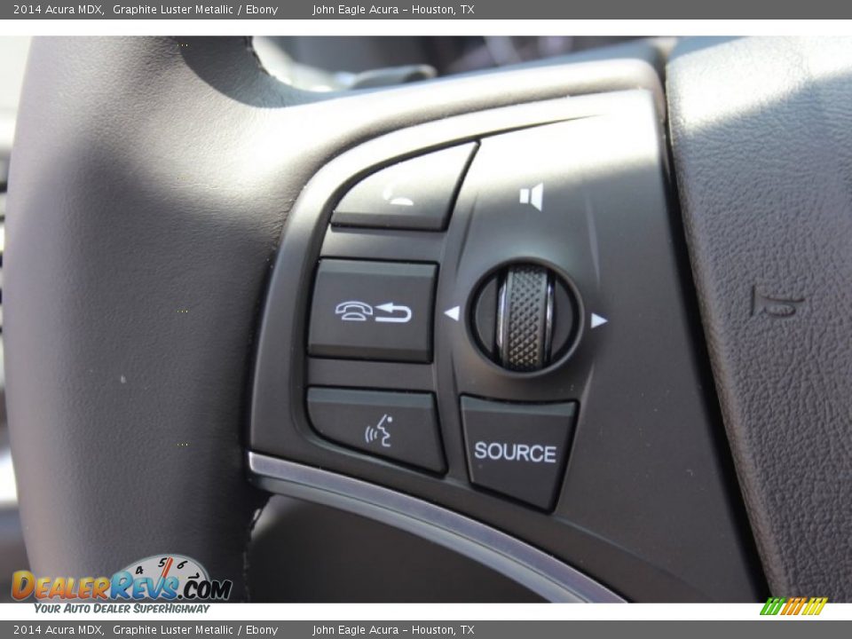 2014 Acura MDX Graphite Luster Metallic / Ebony Photo #27