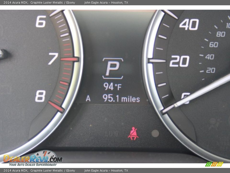2014 Acura MDX Graphite Luster Metallic / Ebony Photo #29