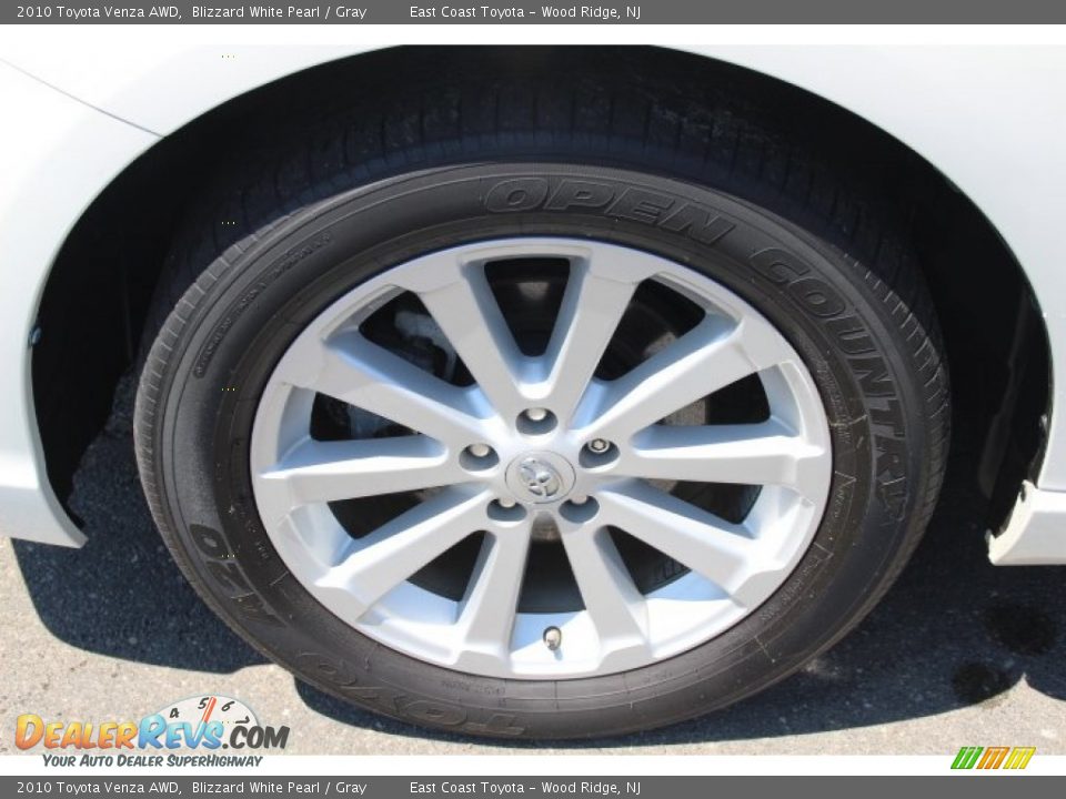 2010 Toyota Venza AWD Blizzard White Pearl / Gray Photo #14