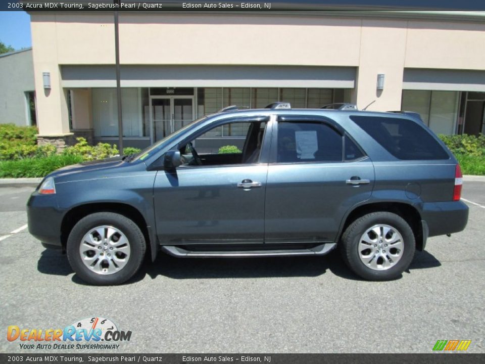 2003 Acura MDX Touring Sagebrush Pearl / Quartz Photo #3