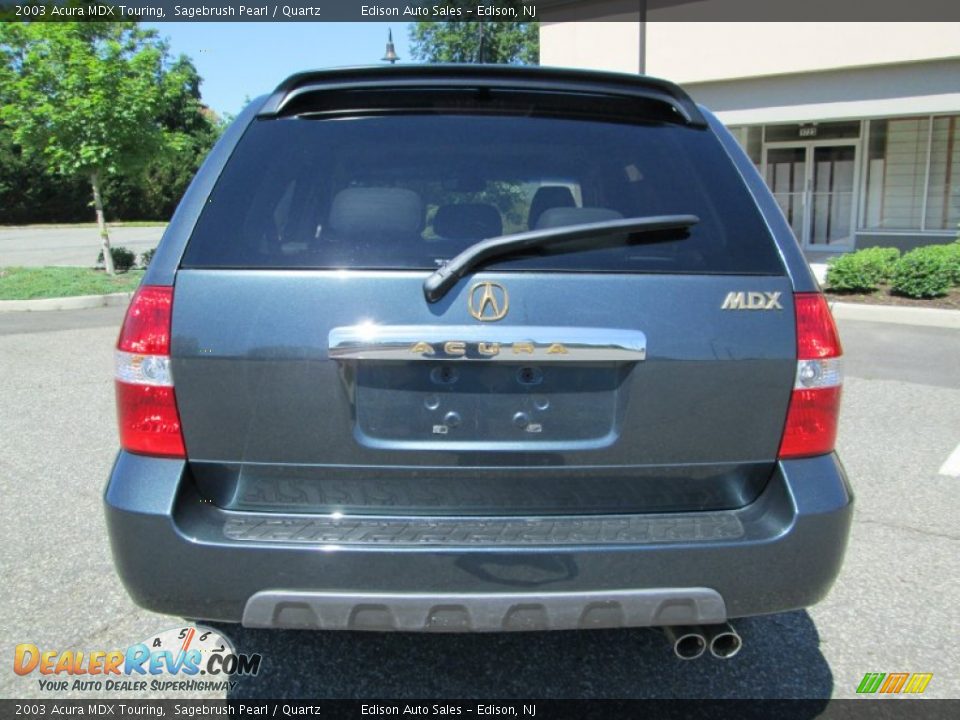 2003 Acura MDX Touring Sagebrush Pearl / Quartz Photo #6